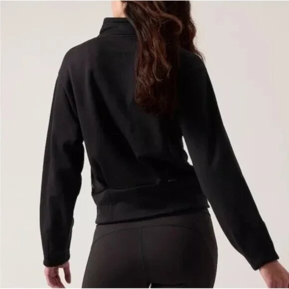 Athleta Altitude Polartec Half‎ Zip Pullover Sweatshirt I Size 1X - Picture 3 of 10